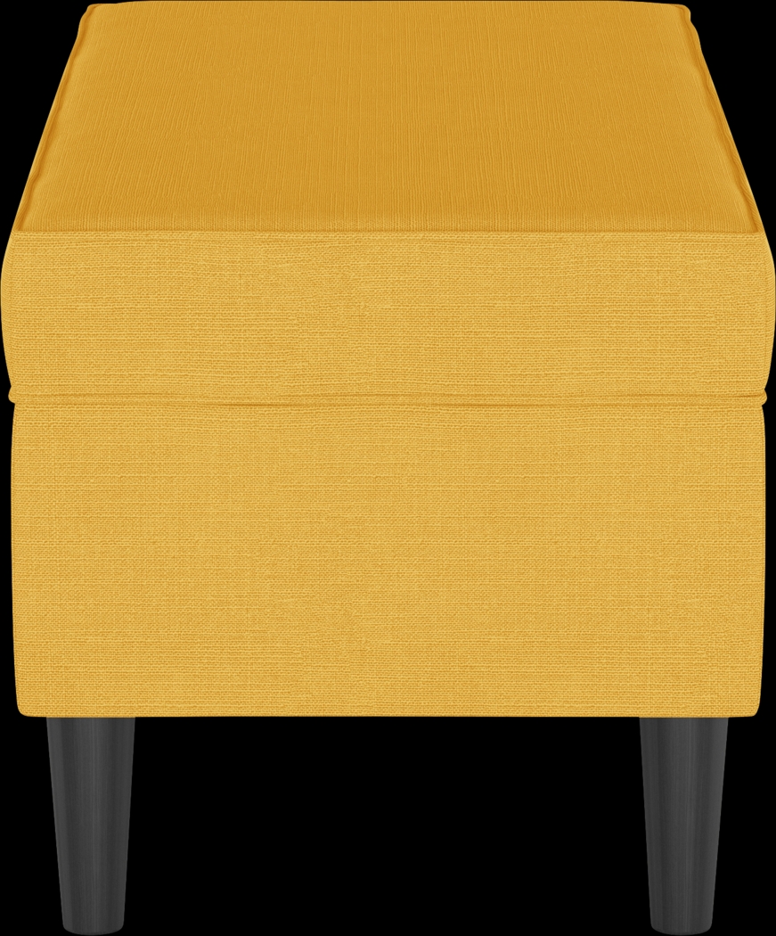 Sweet Plains Yellow Storage Bench - Thumbnail - Image 3