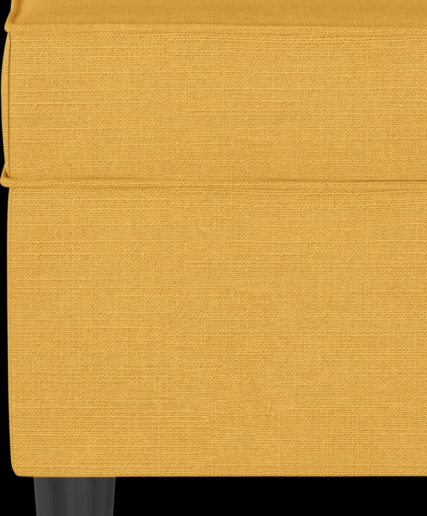 Sweet Plains Yellow Storage Bench - Thumbnail - Image 4