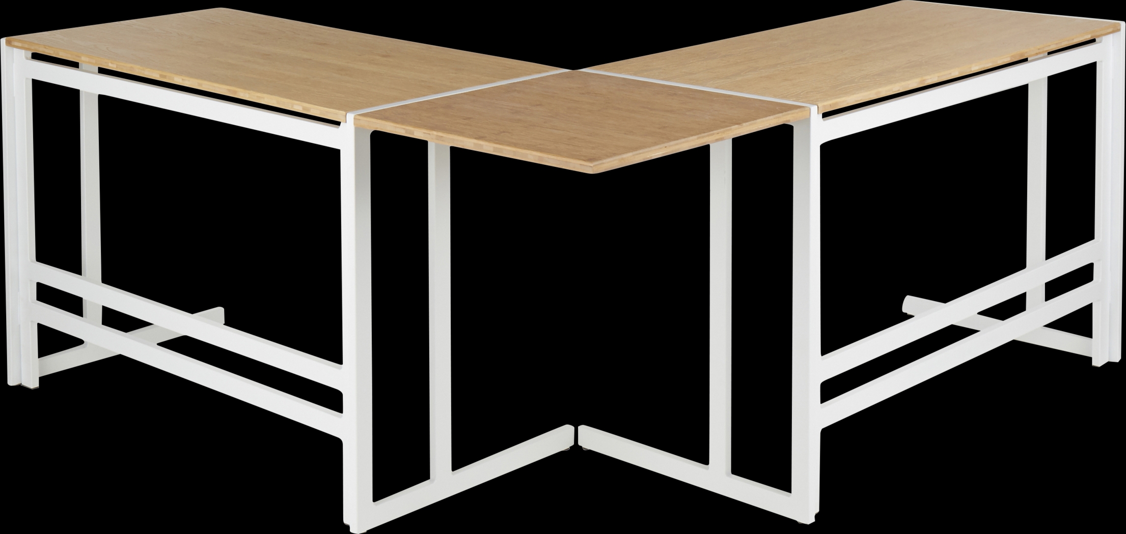 Sweetbriar White L-Shaped Computer Desk - Thumbnail - Image 2