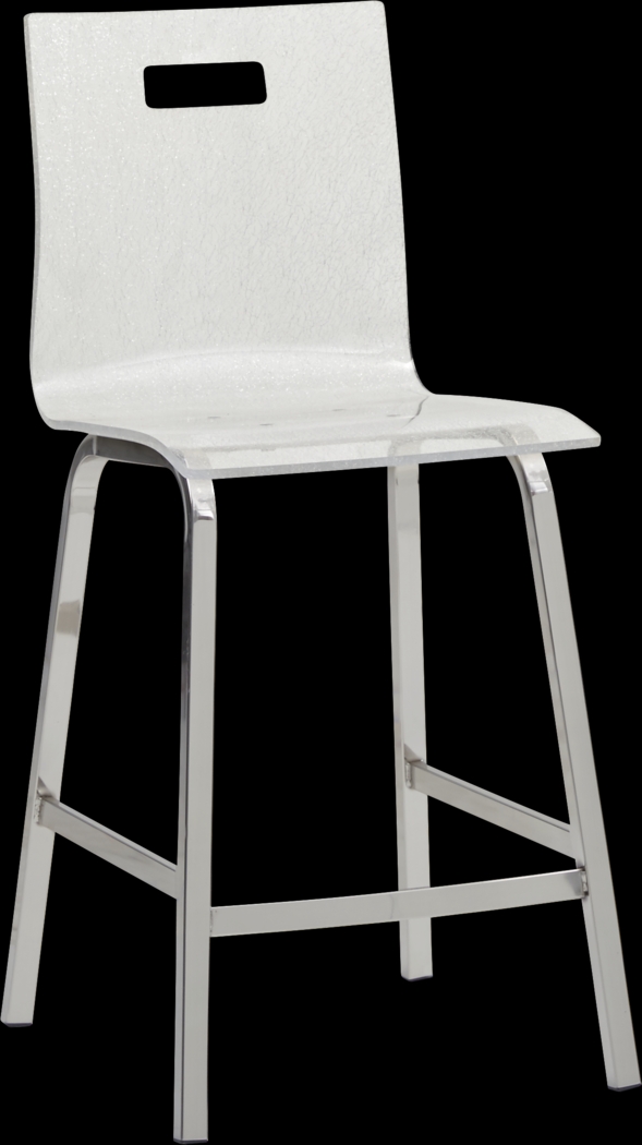 Swinton White Counter Height Stool - Thumbnail - Image 1