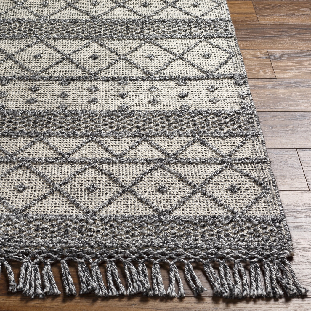 Swithland II Charcoal 5' x 7'6 Rug - Thumbnail - Image 6