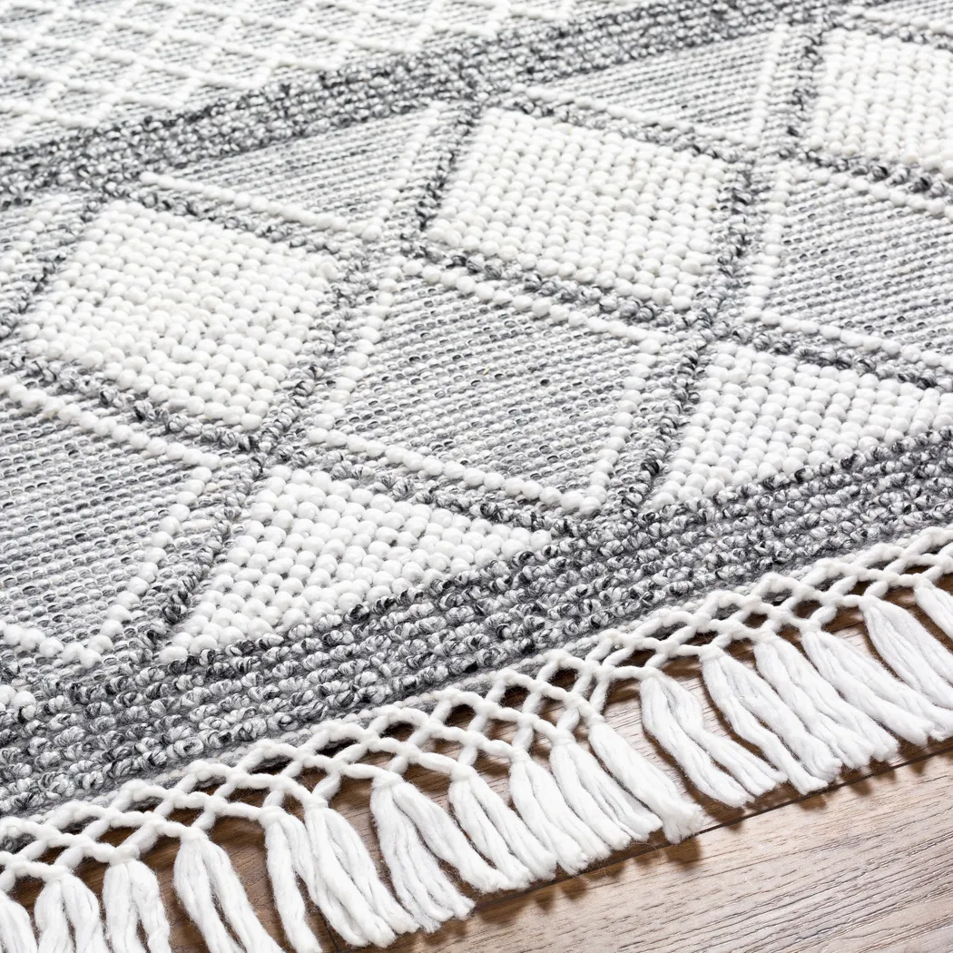 Swithland III Gray 6' x 9' Rug - Thumbnail - Image 4