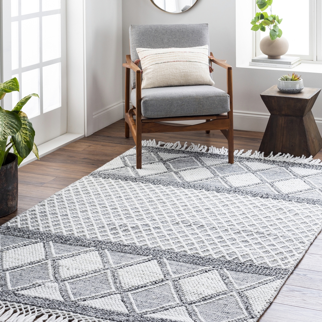 Swithland III Gray 8' x 10' Rug - Thumbnail - Image 2