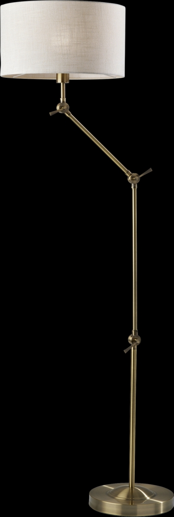 Swoope Isle Brass Floor Lamp - Thumbnail - Image 1