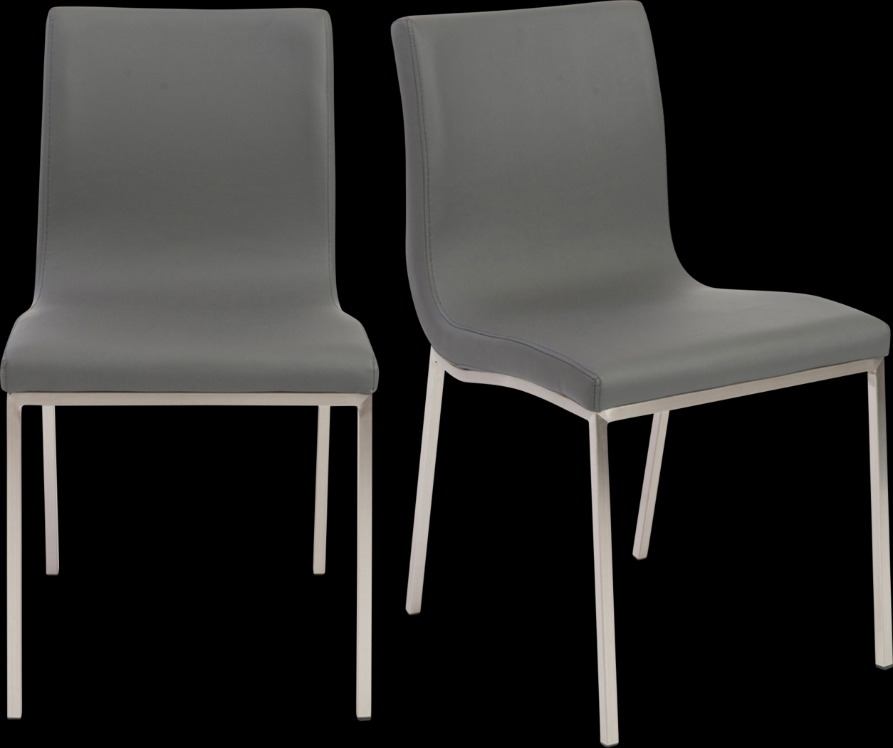 Swygert I Gray Dining Chair, Set of 2 - Thumbnail - Image 1