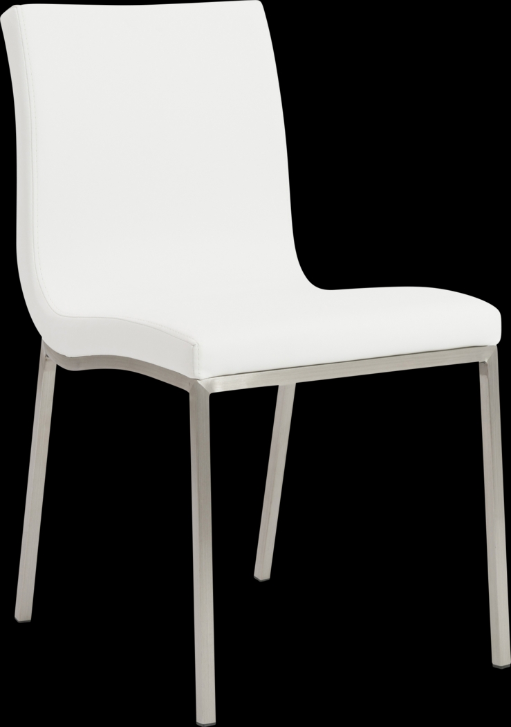 Swygert I White Dining Chair, Set of 2 - Thumbnail - Image 4