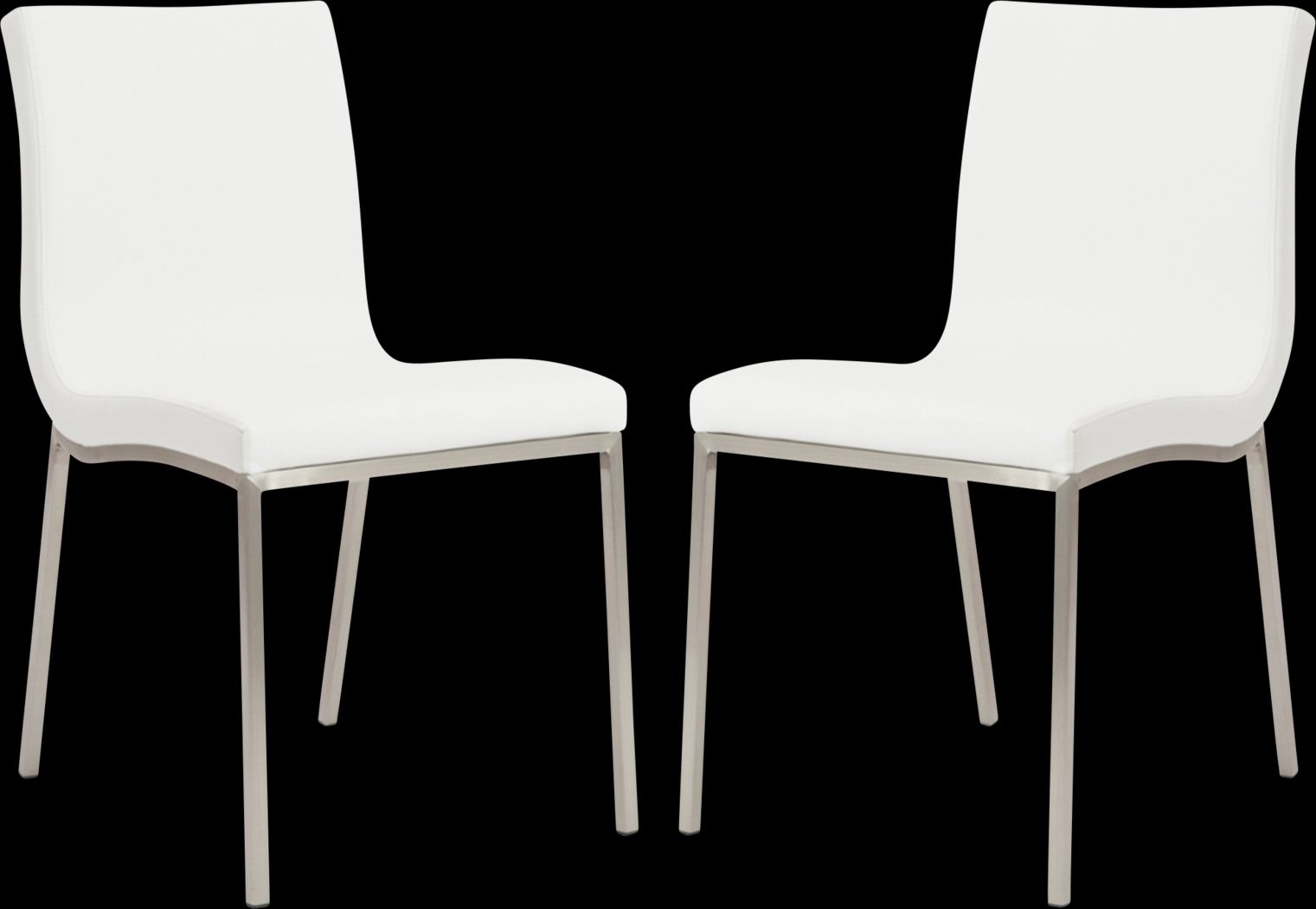 Swygert I White Dining Chair, Set of 2 - Thumbnail - Image 1