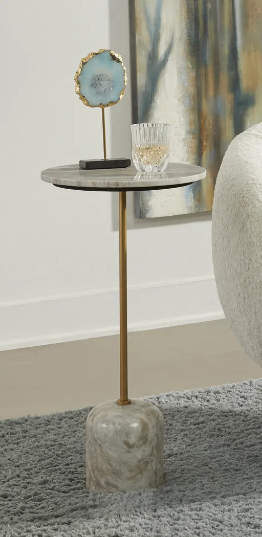 Swymer White Accent Table - Thumbnail - Image 2