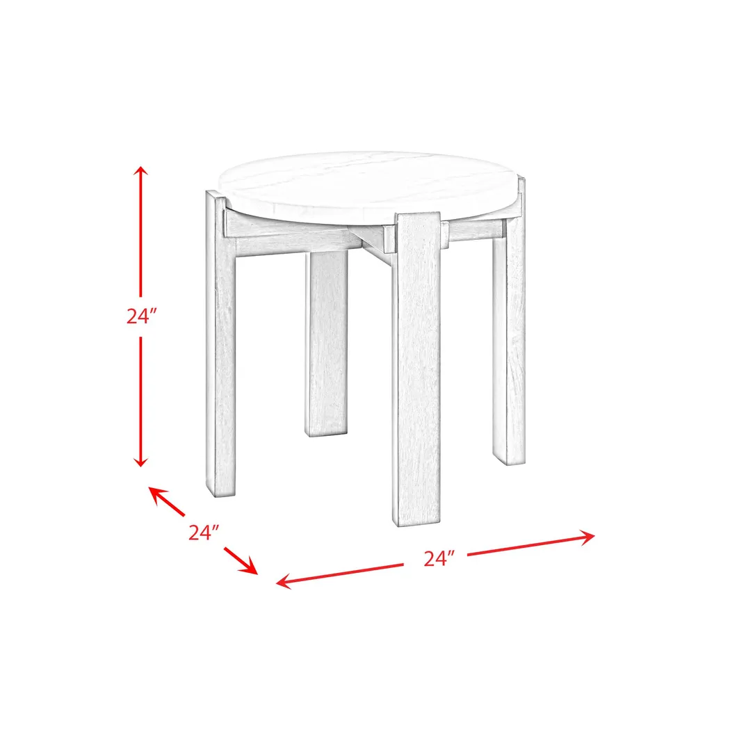 Sybilla Brown End Table - Thumbnail - Image 3