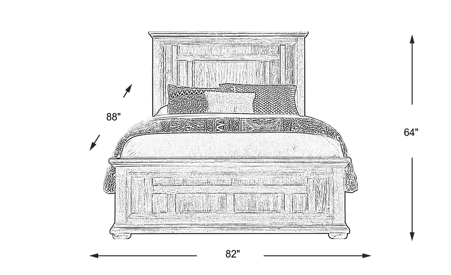 Dimension Image. Please refer to the Dimension Tab on this page for dimension details.
