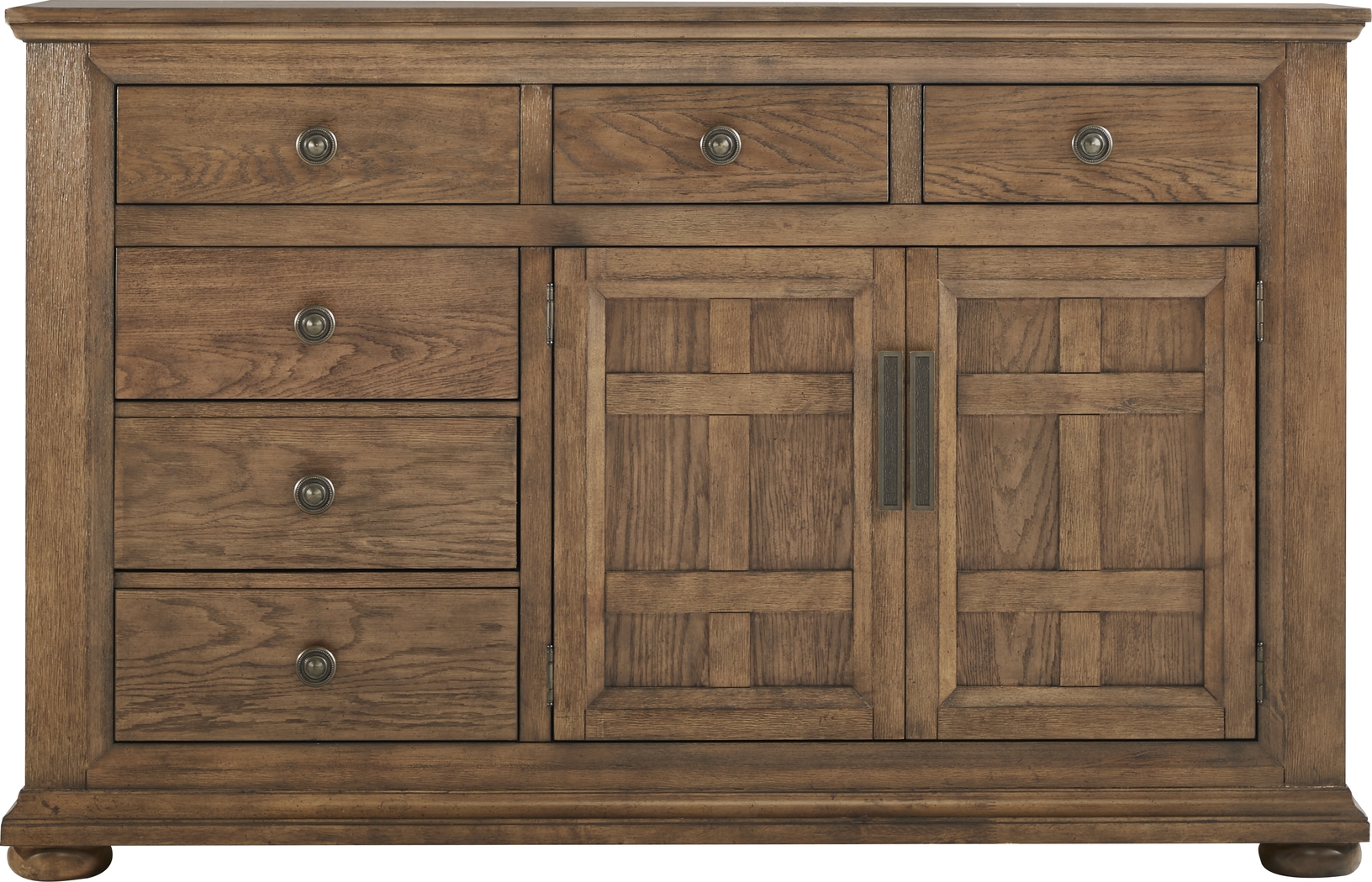 Sycamore Trail Oak 5 Pc King Bedroom - Thumbnail - Image 4