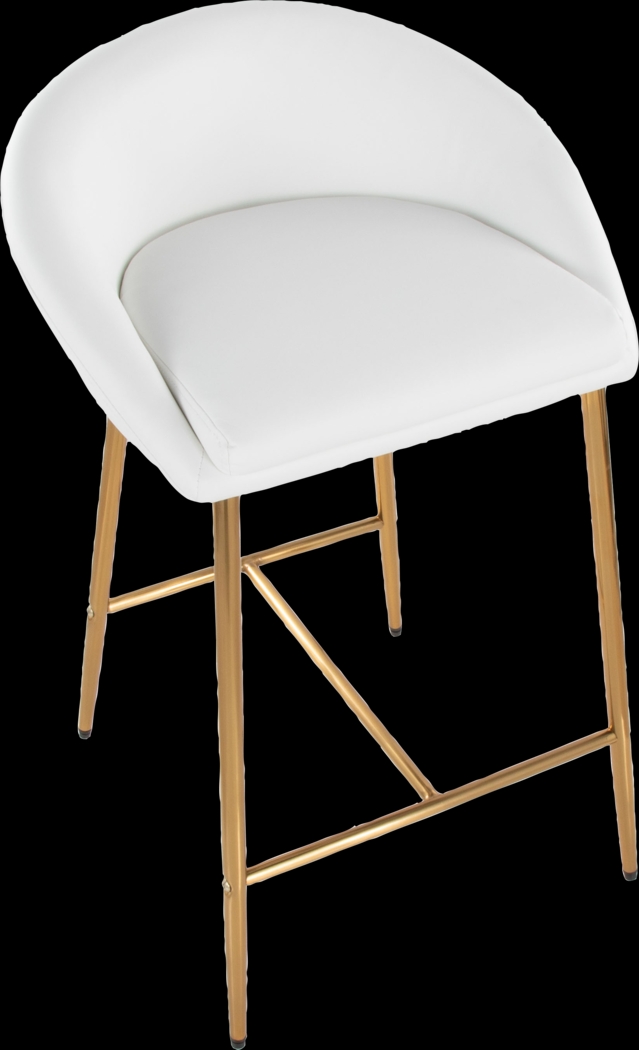 Sydenham White Counter Height Stool, Set of 2 - Thumbnail - Image 4