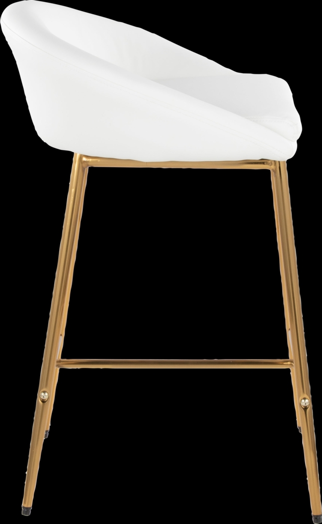Sydenham White Counter Height Stool, Set of 2 - Thumbnail - Image 7
