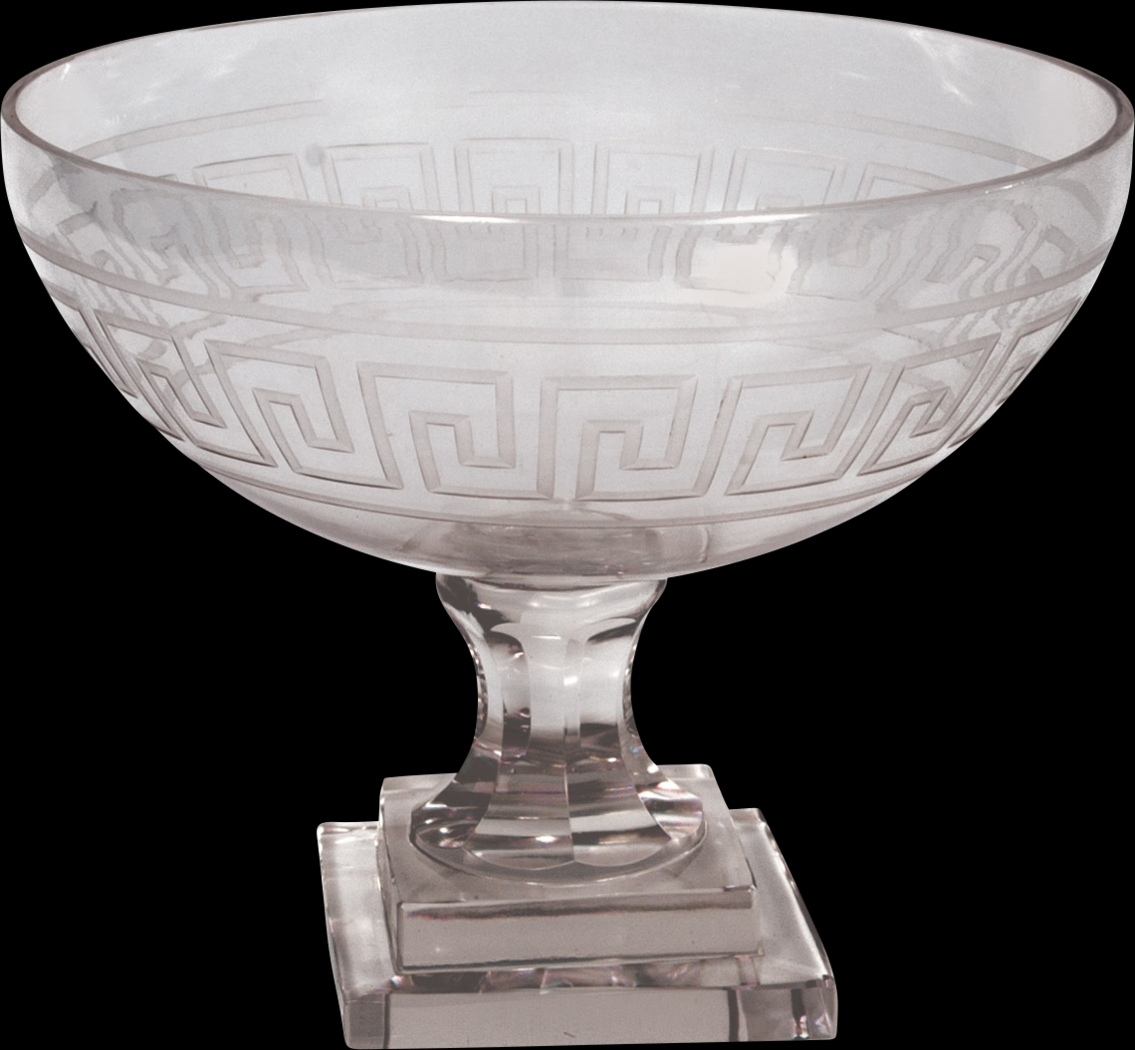 Sydnor Clear Pedestal Bowl - Thumbnail - Image 1