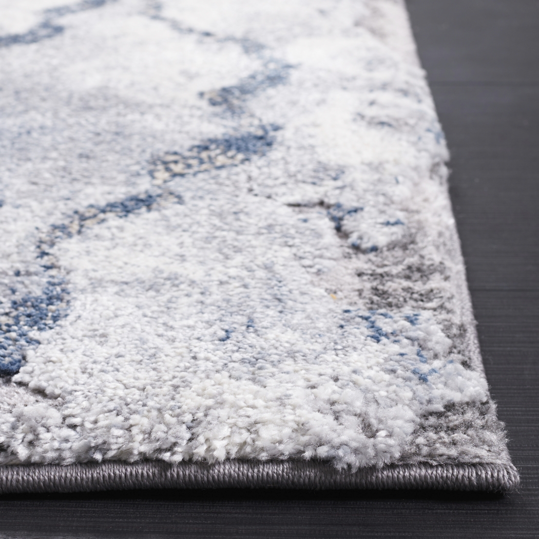 Sylas Blue 5'4 x 7'5 Rug - Thumbnail - Image 3