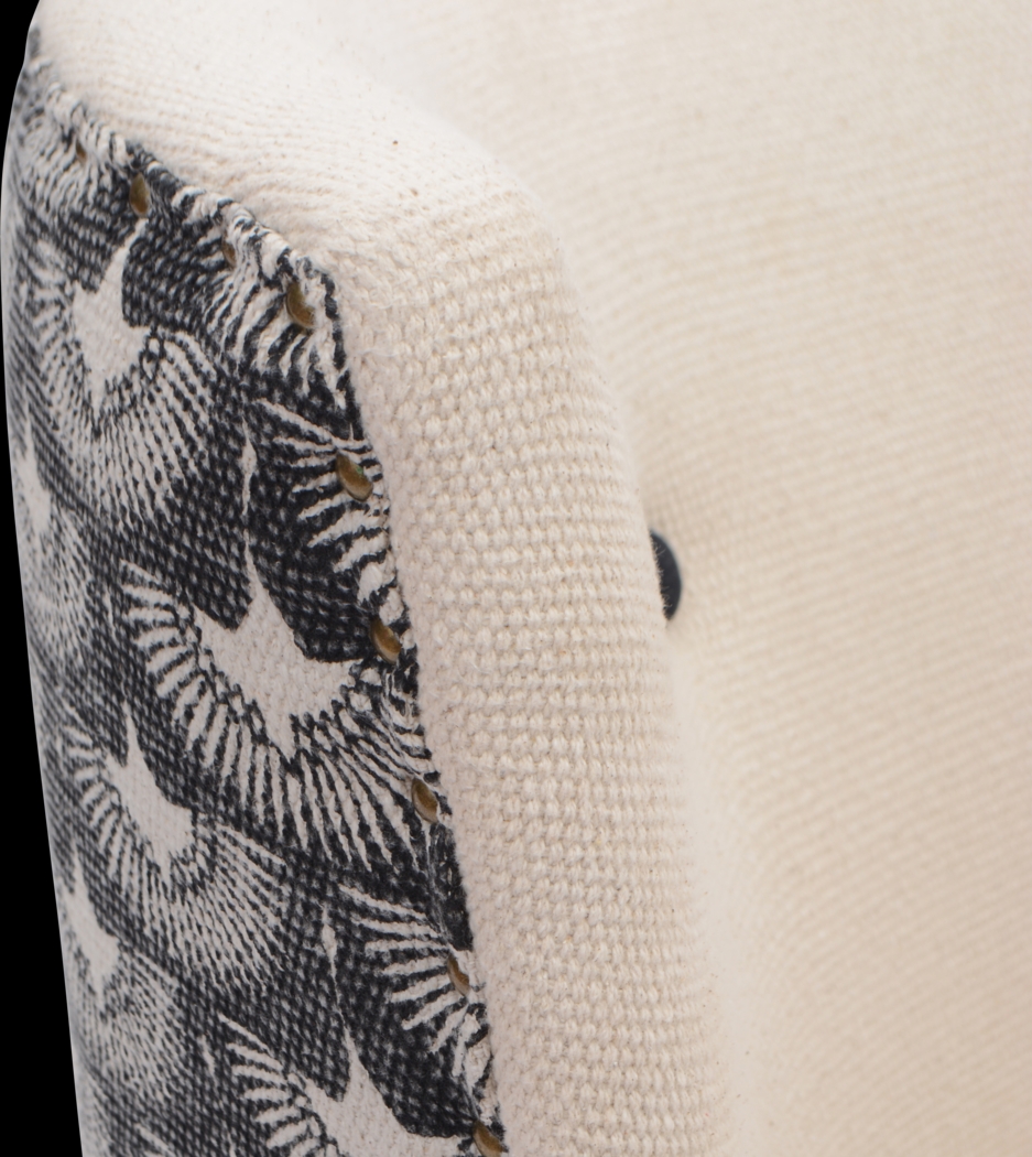 Sylili Cream/Black Accent Chair - Thumbnail - Image 3