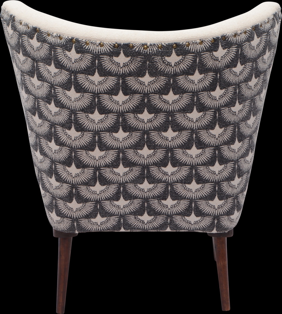 Sylili Cream/Black Accent Chair - Thumbnail - Image 7