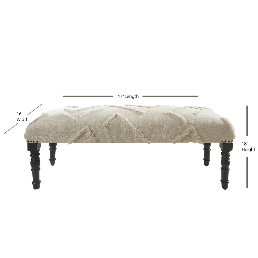 Sylmare Cream/Beige Bench - Thumbnail - Image 5