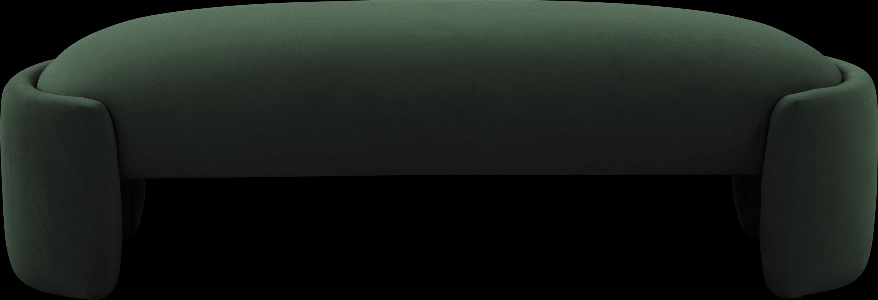 Sylvaner Forest Green Bench - Thumbnail - Image 3