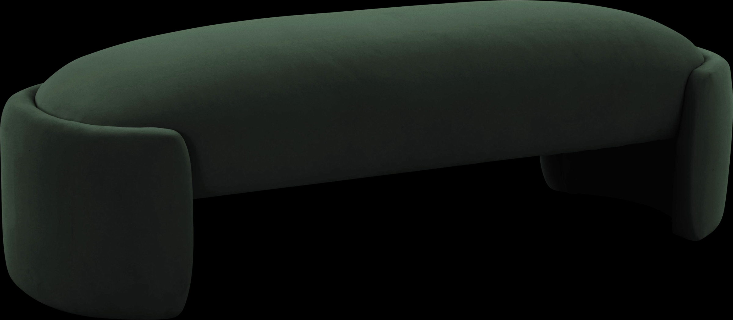 Sylvaner Forest Green Bench - Thumbnail - Image 1