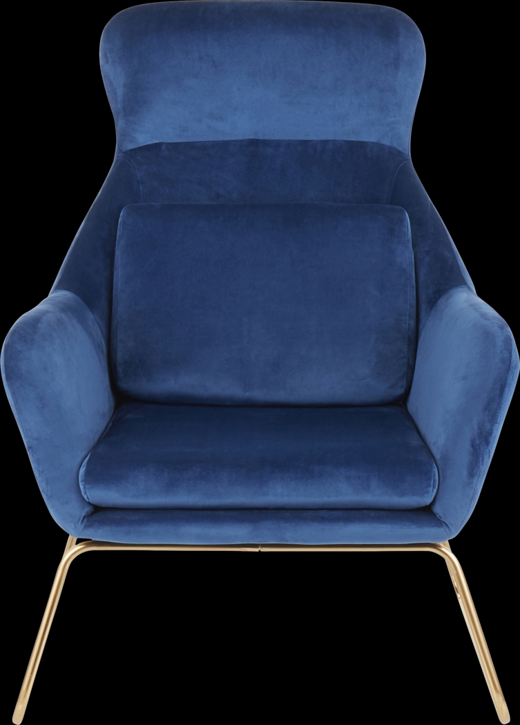 Sylvest Blue Accent Chair - Thumbnail - Image 5
