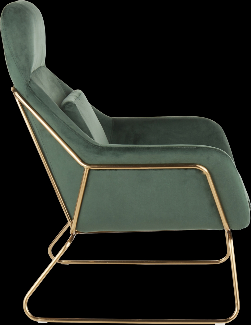 Sylvest Green Accent Chair - Thumbnail - Image 2