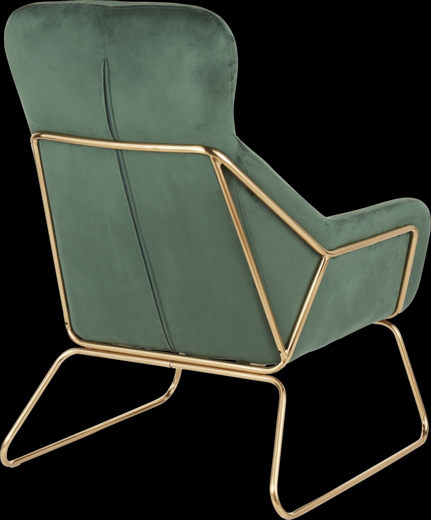 Sylvest Green Accent Chair - Thumbnail - Image 3