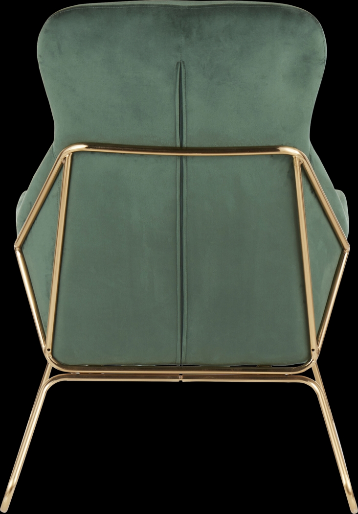 Sylvest Green Accent Chair - Thumbnail - Image 4