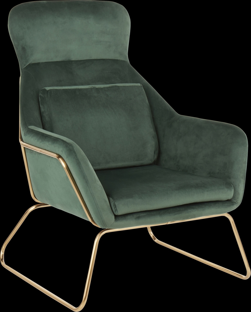 Sylvest Green Accent Chair - Thumbnail - Image 1