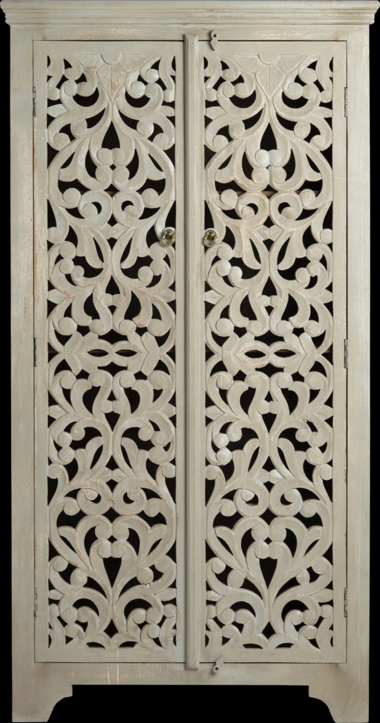 Sylvia Beige Two Door Cabinet - Thumbnail - Image 1