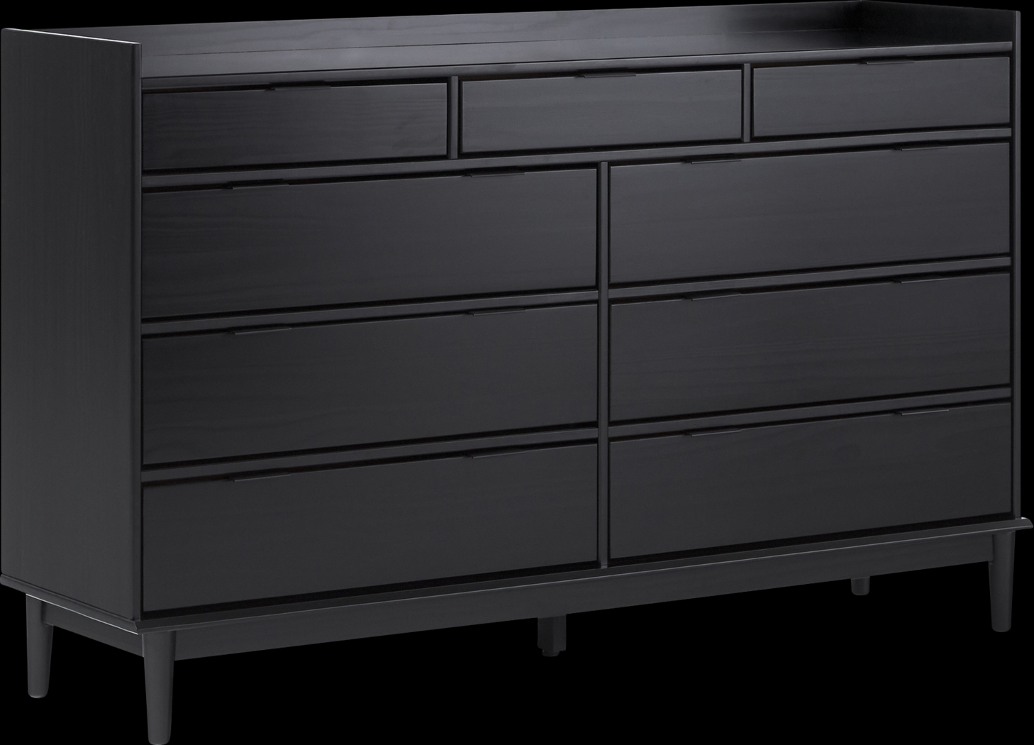 Symelo Black 9 Drawer Dresser - Thumbnail - Image 3