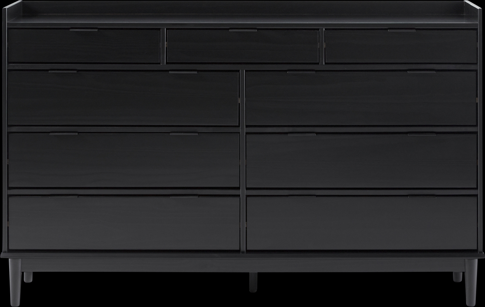 Symelo Black 9 Drawer Dresser - Thumbnail - Image 1