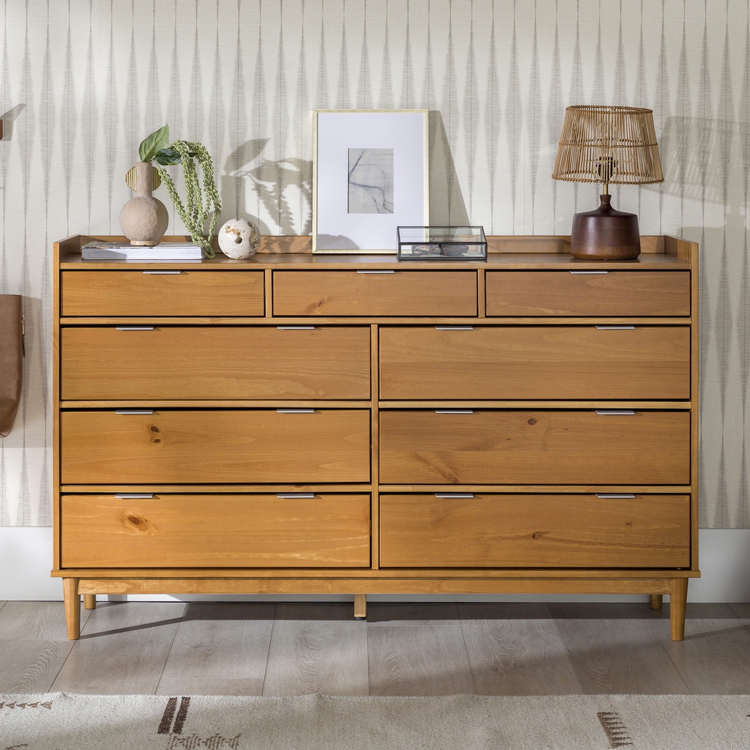 Symelo Brown 9 Drawer Dresser - Thumbnail - Image 4
