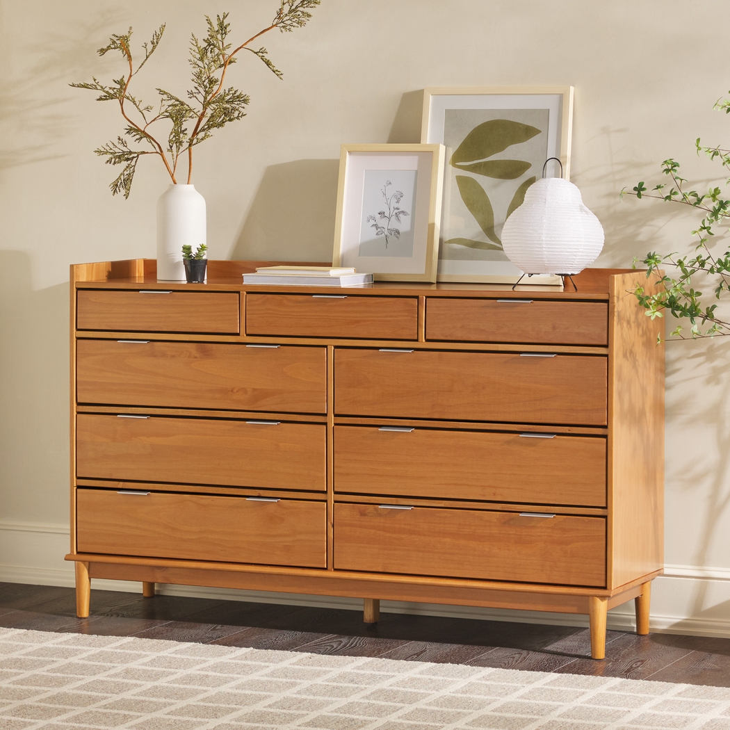 Symelo Caramel 9 Drawer Dresser - Thumbnail - Image 6