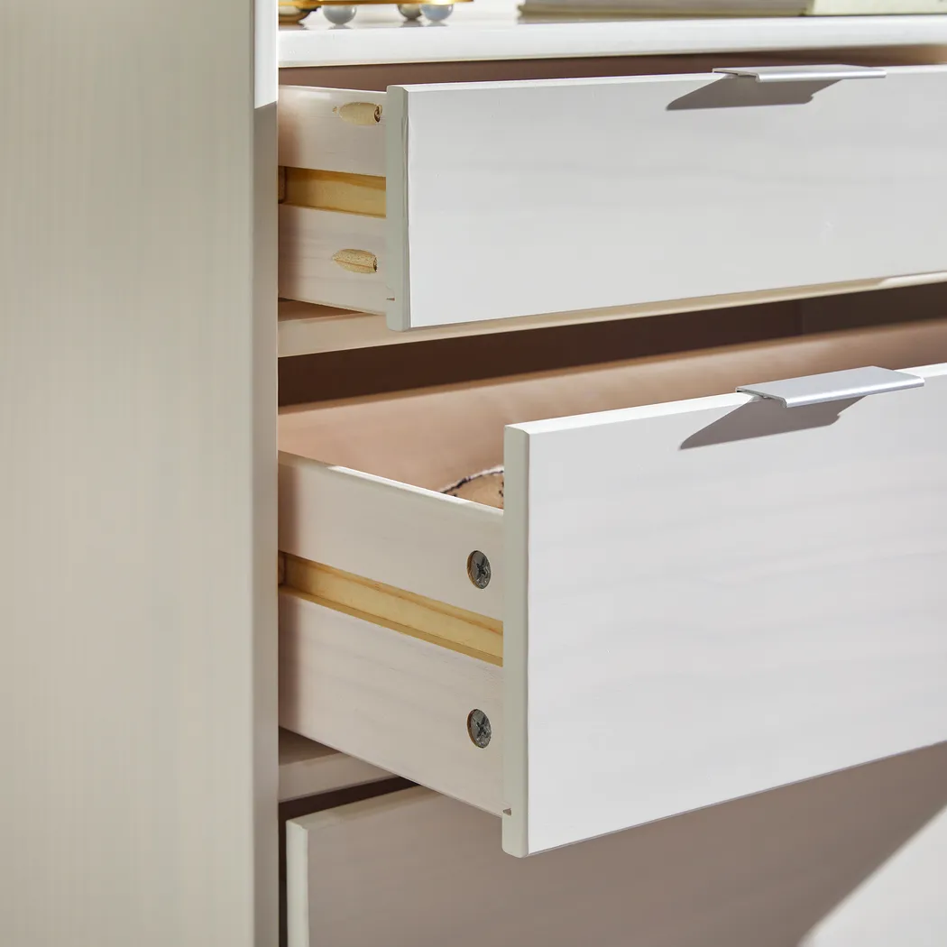 Symelo White 9 Drawer Dresser - Thumbnail - Image 6