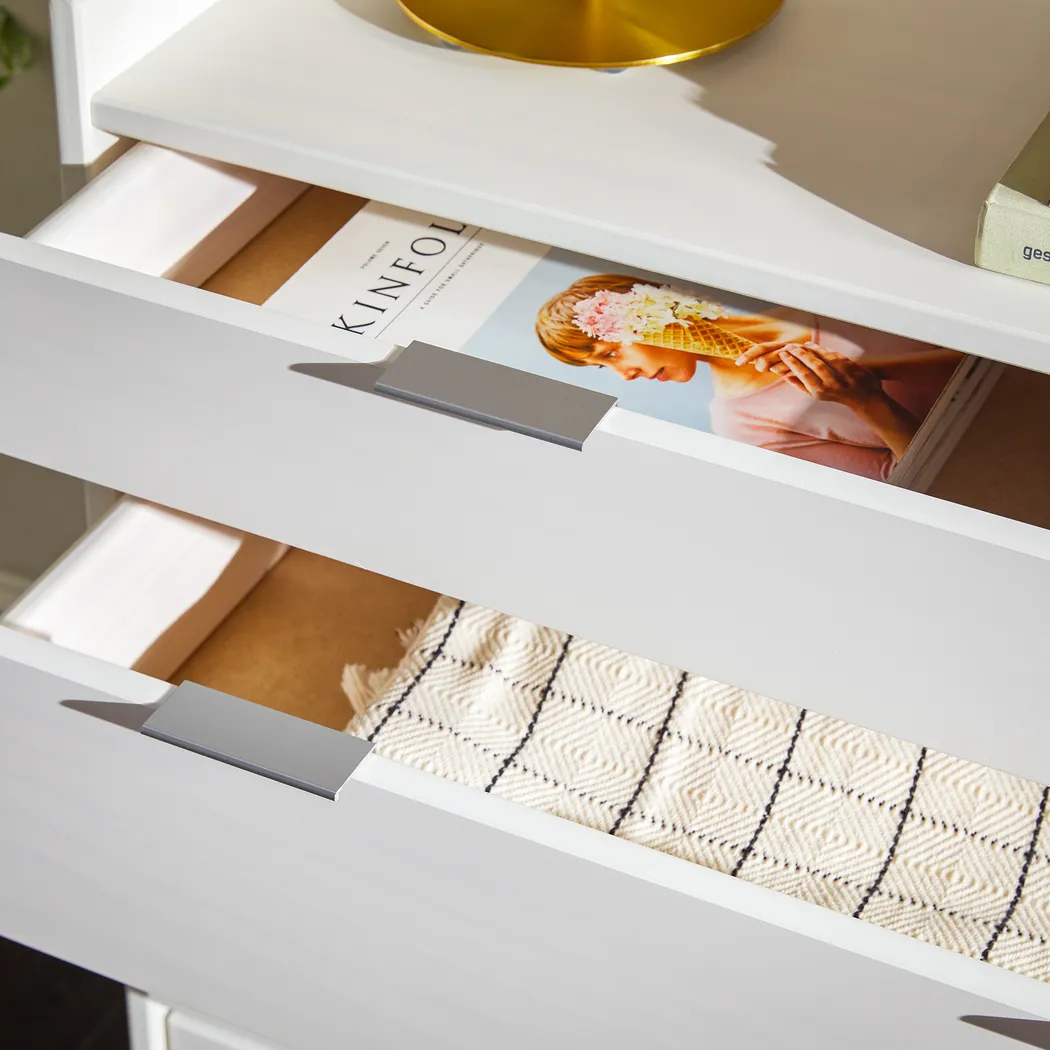 Symelo White 9 Drawer Dresser - Thumbnail - Image 7