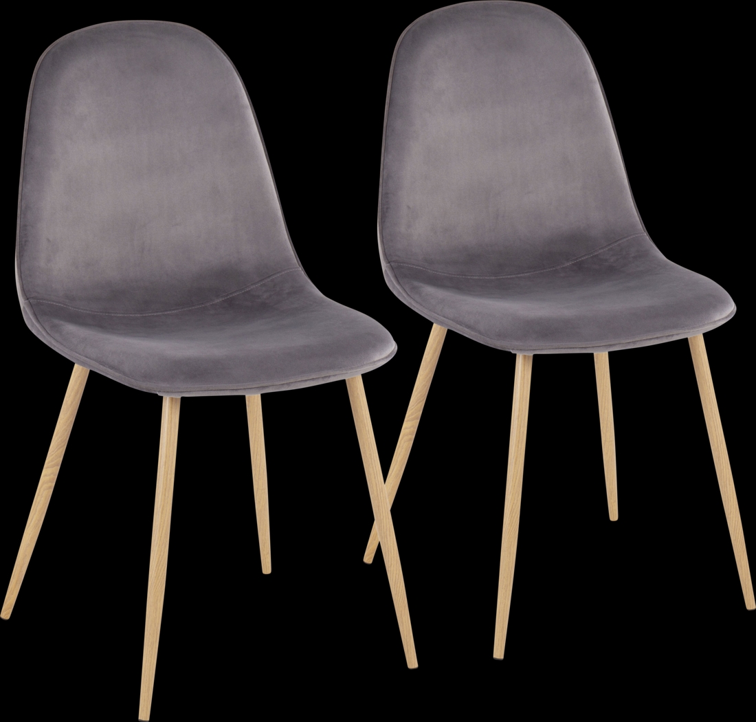 Symmes III Gray Dining Chair Set of 2 - Thumbnail - Image 1