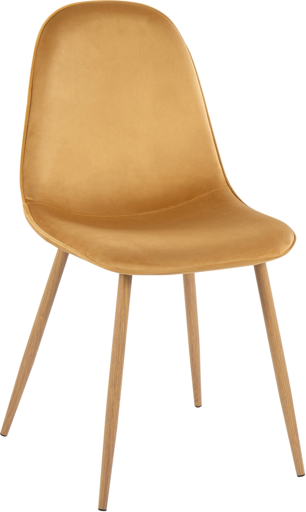 Symmes III Yellow Dining Chair Set of 2 - Thumbnail - Image 2