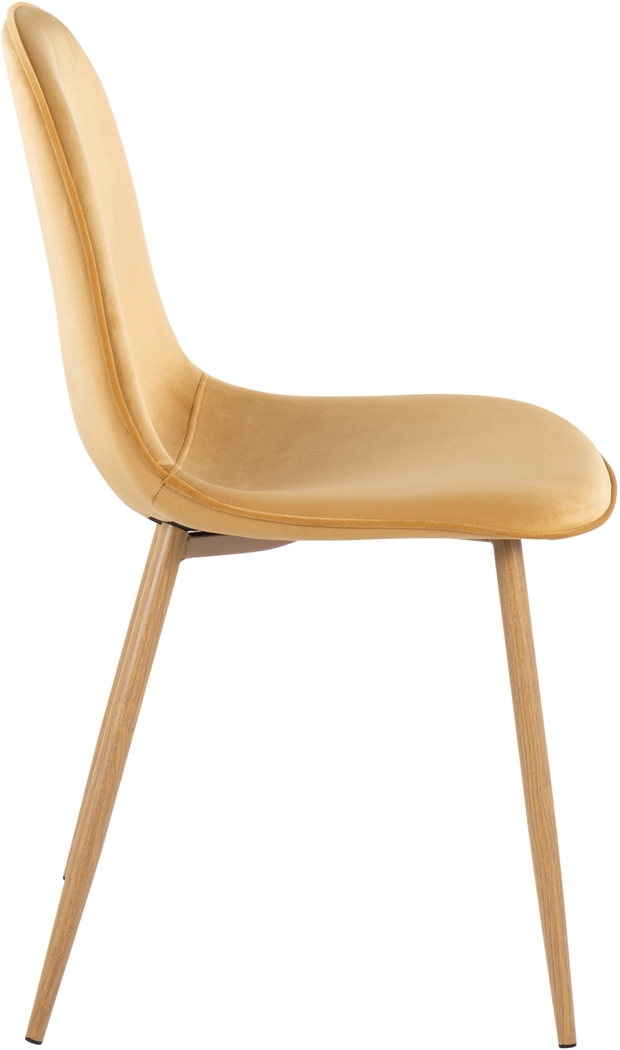 Symmes III Yellow Dining Chair Set of 2 - Thumbnail - Image 3