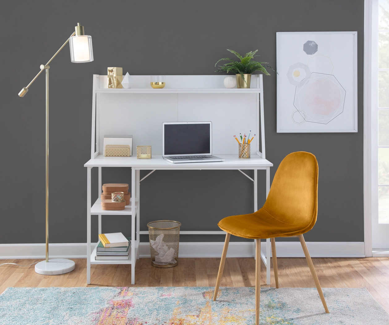 Symmes III Yellow Dining Chair Set of 2 - Thumbnail - Image 7