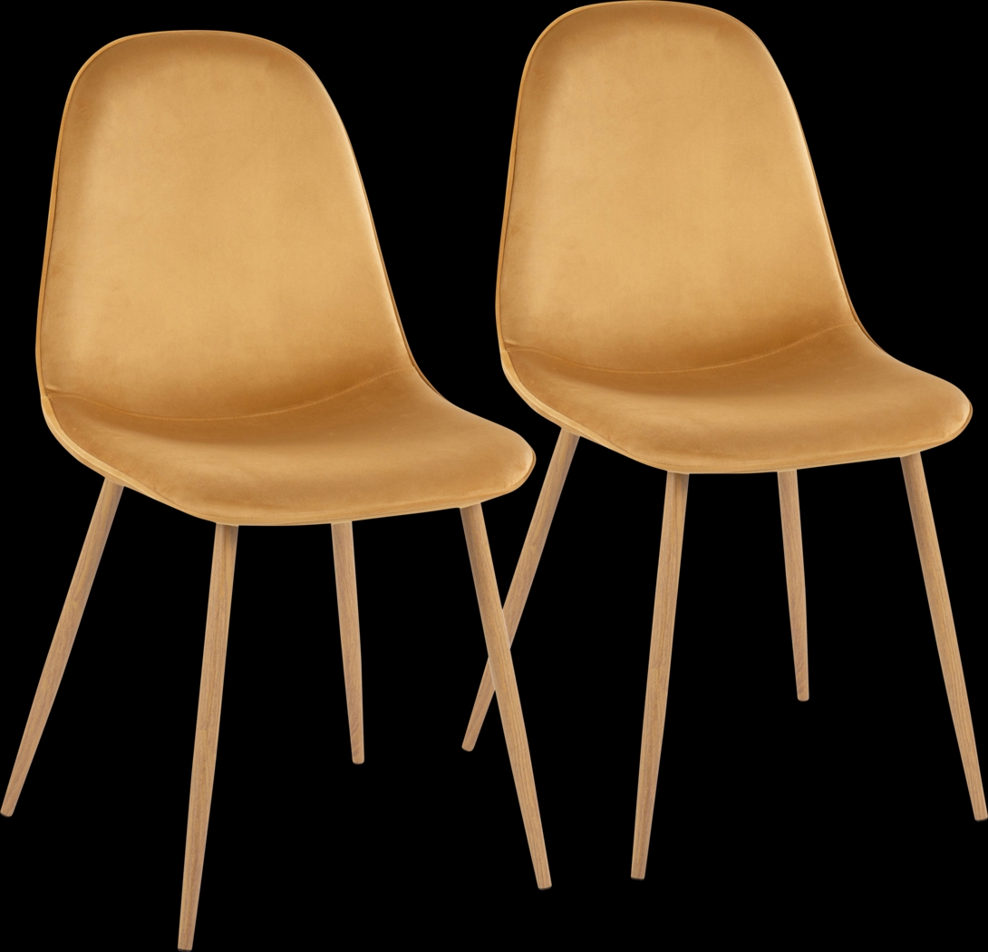 Symmes III Yellow Dining Chair Set of 2 - Thumbnail - Image 1