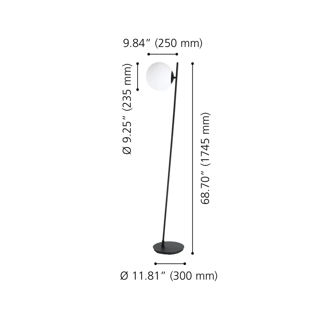 Syracuse Cave Black Floor Lamp - Thumbnail - Image 4