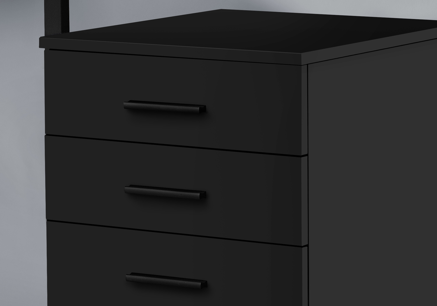 Syreeta Black Filing Cabinet - Thumbnail - Image 2