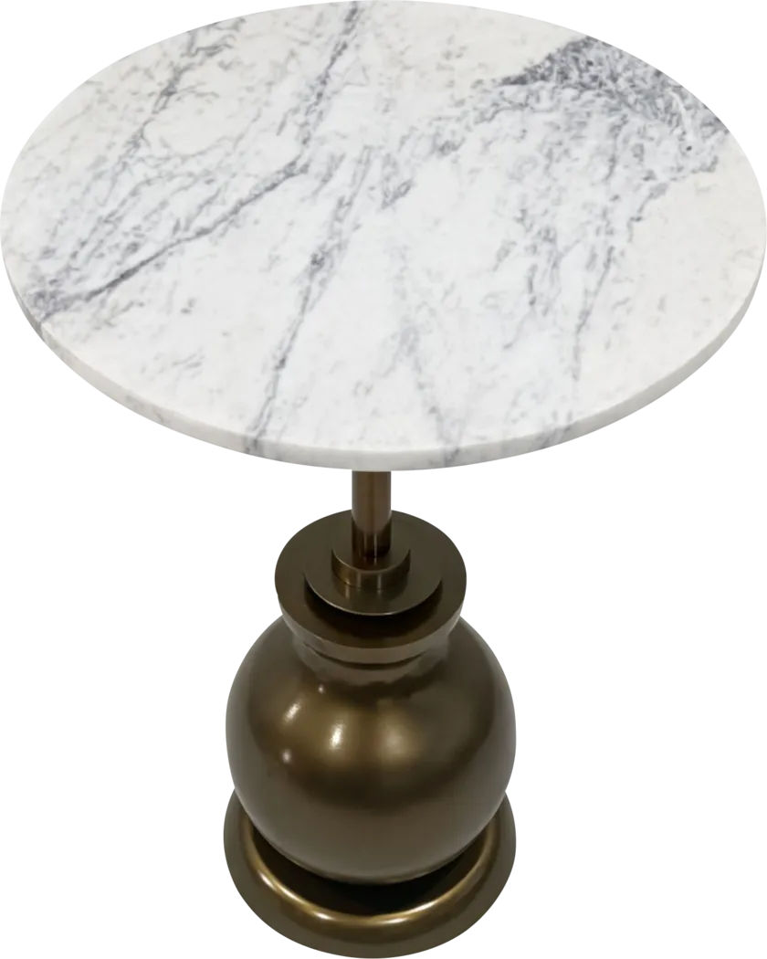Syro White Accent Table - Thumbnail - Image 4