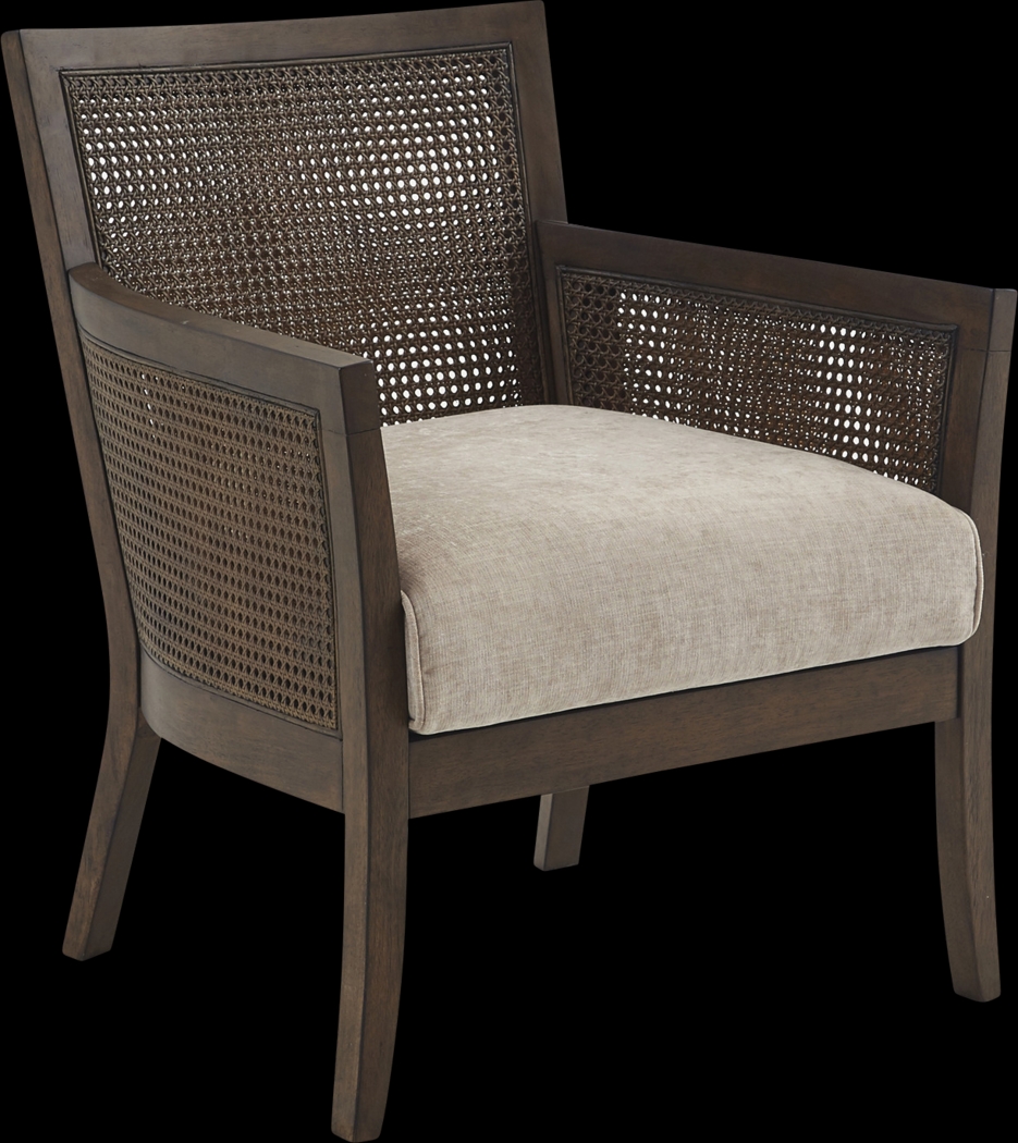 Taaffe Beige Accent Chair - Thumbnail - Image 1
