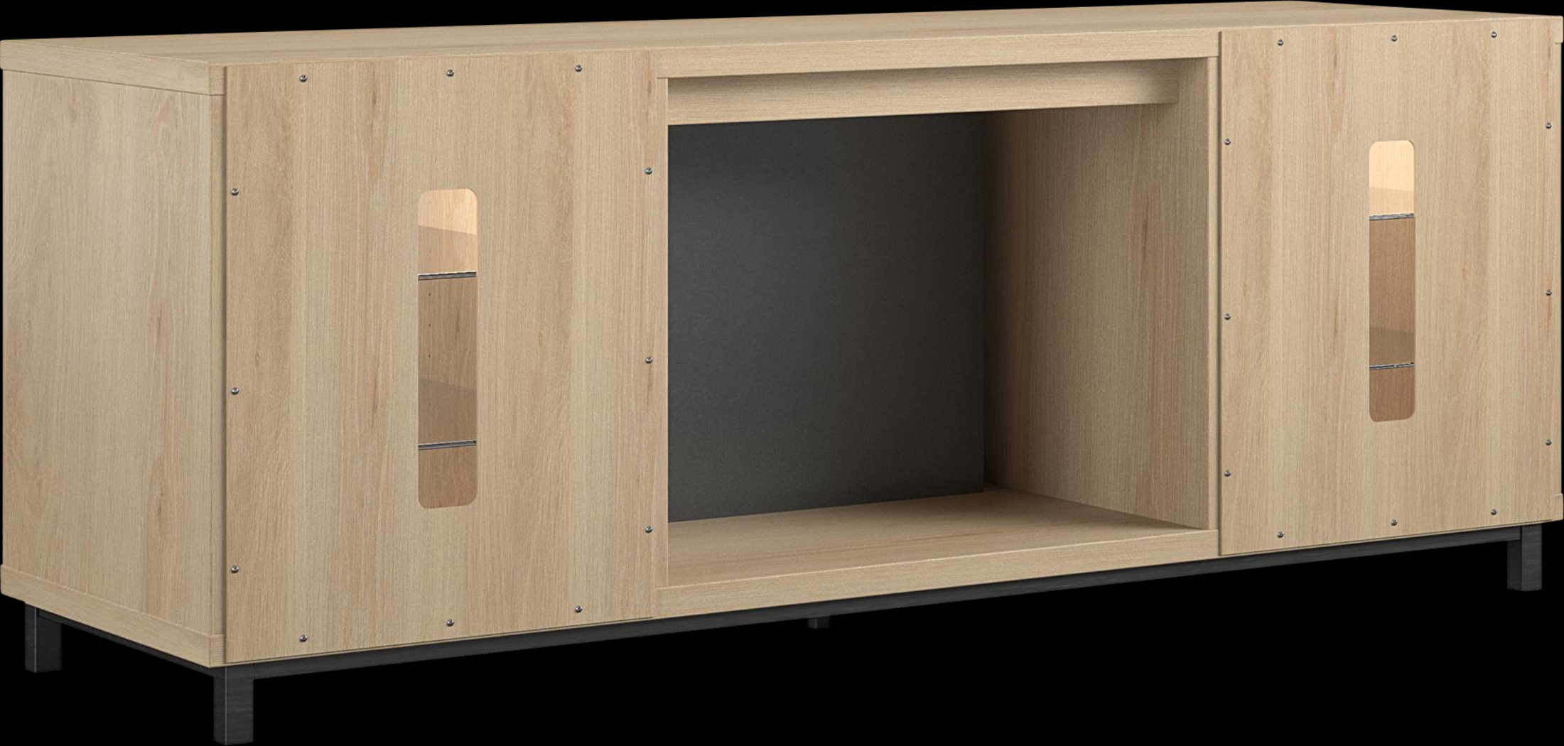 Tabbert Brown 64 in. Console with Electric Fireplace - Thumbnail - Image 11