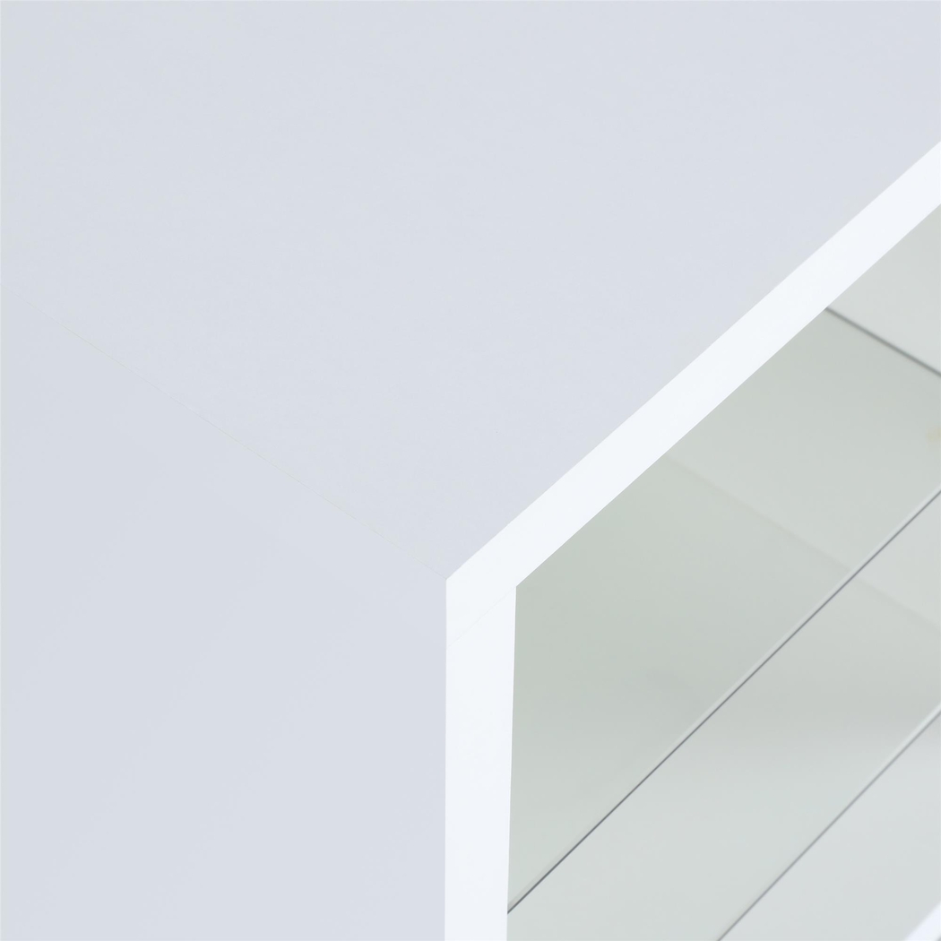 Tabbert White 64 in. Console with Electric Fireplace - Thumbnail - Image 9