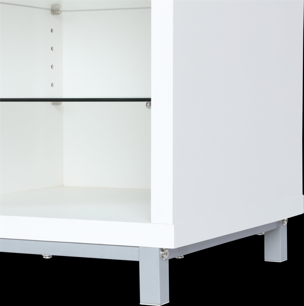 Tabbert White 64 in. Console with Electric Fireplace - Thumbnail - Image 10