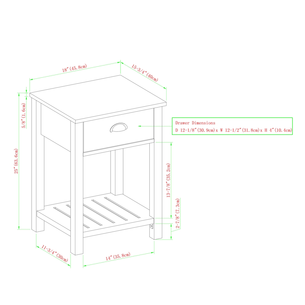 Tabbystone Gray Nightstand - Thumbnail - Image 10