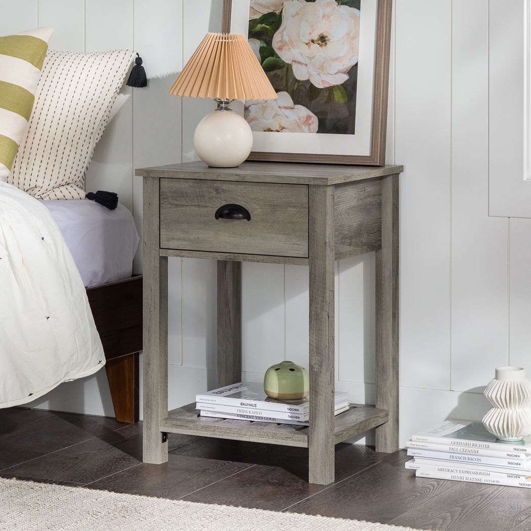 Tabbystone Gray Nightstand - Thumbnail - Image 3